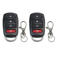 New 2PCS Universal Garage Door Remote 433mhz Electric Cloning Control Key Fob...