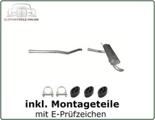 Auspuff Set für LAND ROVER FREELANDER II 2.2 TD4 SD4 Abgasrohr+ Endschalldämpfer