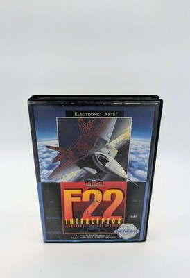 F22 Interceptor (Sega Genesis, 1991)  Tested & Works