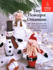 Tiny Flowerpot Ornaments | Aleene's Big Book of Holiday Crafts 9400G-8