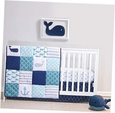 3 Piece Baby Crib Bedding Set for Boys - Newborn, Infant  Toddler Nursery