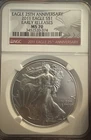 2011 1 oz Silver American Eagle MS-70 NGC 25th Anniversary (ER)