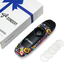 Sondery Professional Kazoo Wind Instrument with 5 Membranes, Lanyard and SKII