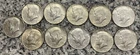 Lot of 11 Kennedy U.S. Silver Half Dollars 1965-1969 See Photos