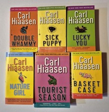 Carl Hiaasen lot of 6 Novels Paperbacks good preowned