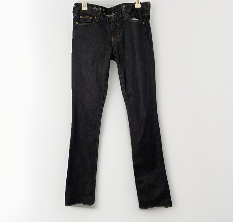 J Crew JCREW Matchstick Denim Straight leg Jeans Size 28 R 28R