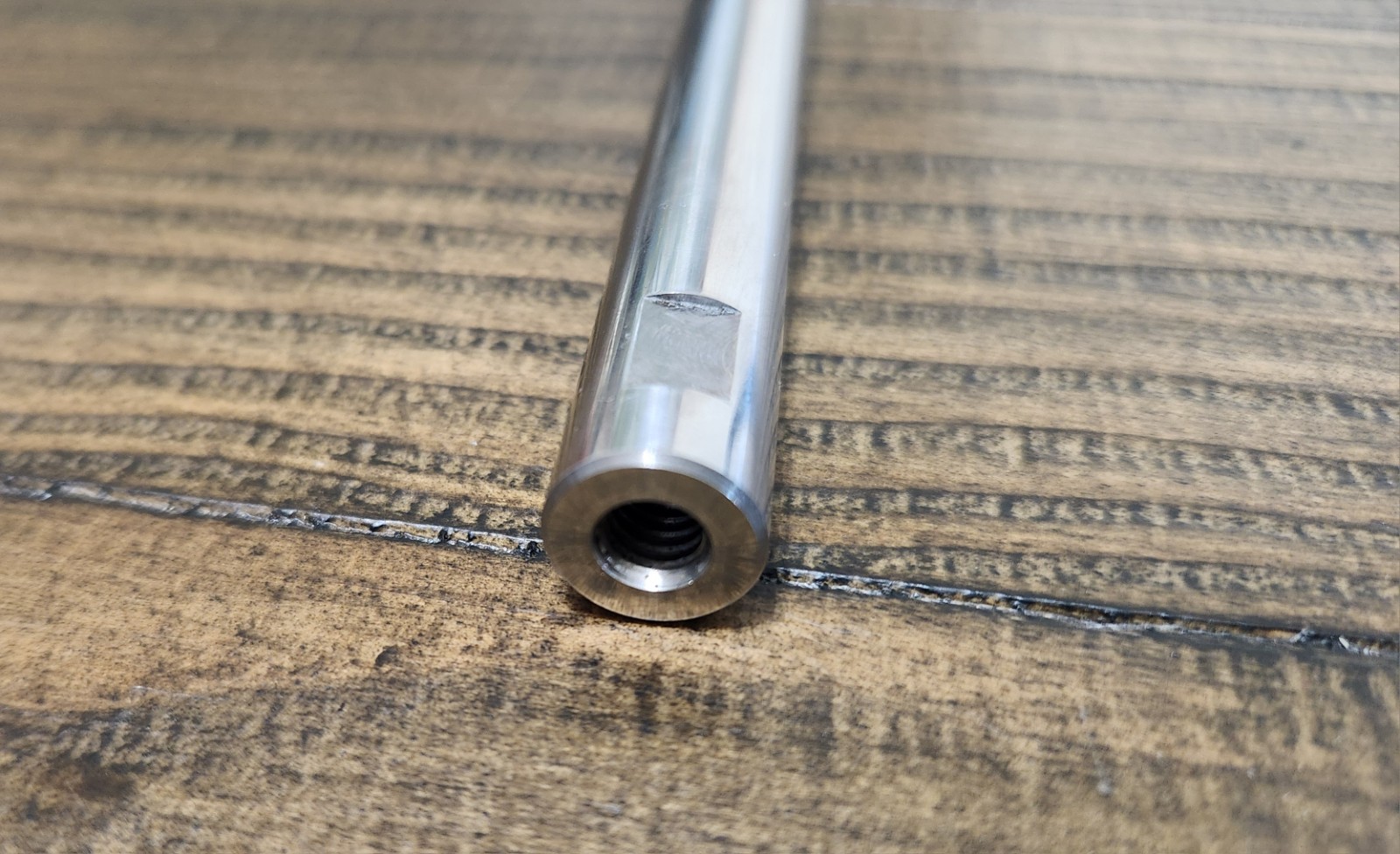 1/2" Precision Linear Motion Shaft Rod 1/4-28 Threaded End Wrench Flats 23-1/4"