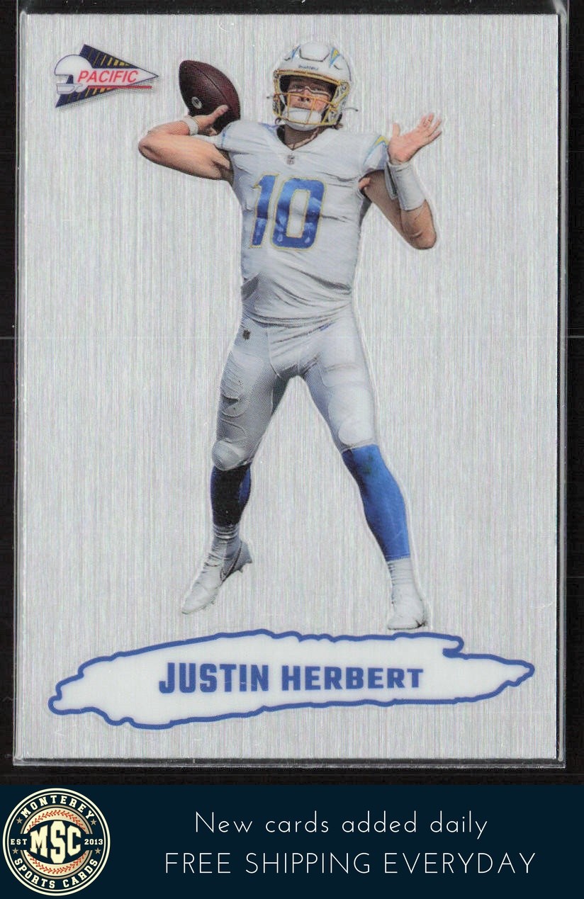 Justin Herbert 2022 Zenith 1992 Pacific #PAC-3 Los Angeles Chargers