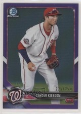 2018 Bowman Chrome Prospects Purple Refractor 225/250 Carter Kieboom #BCP192 fm0