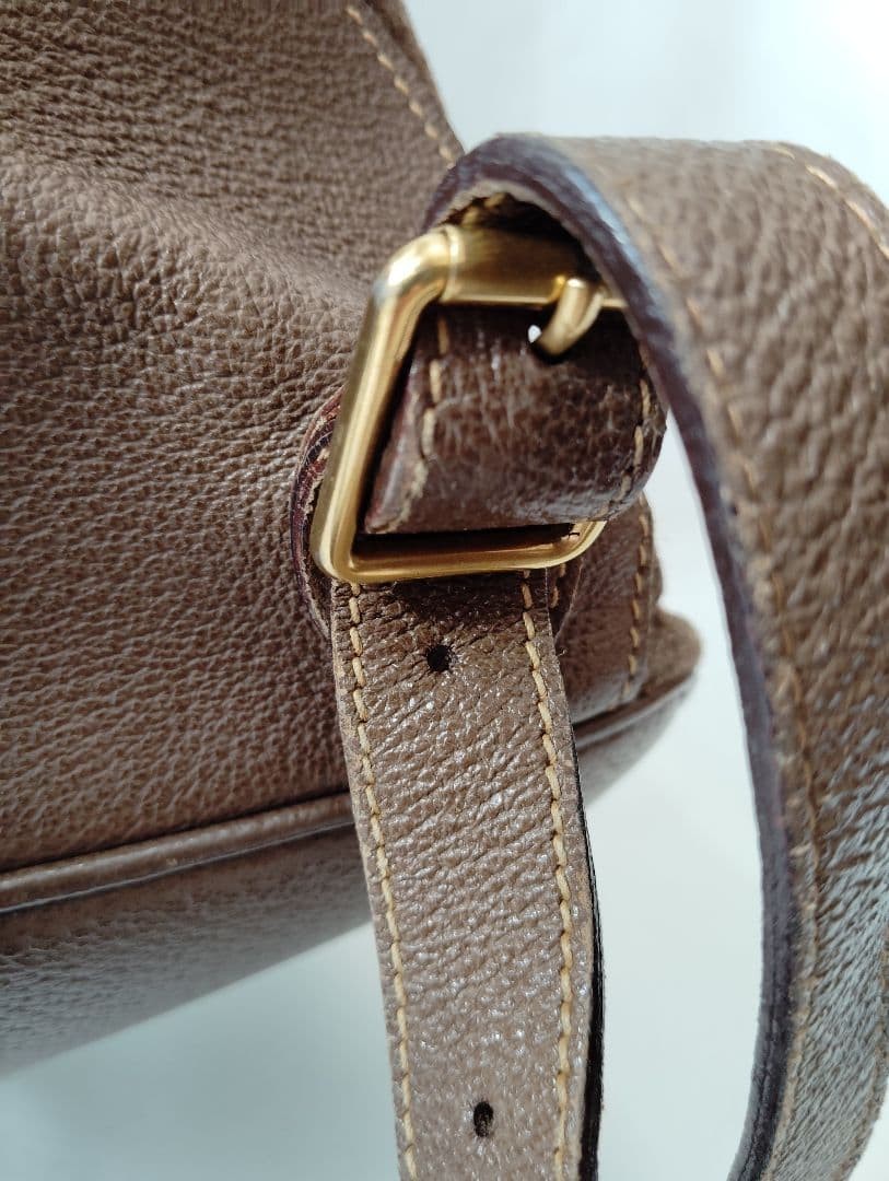 GUCCI Brown Suede Bamboo Backpack Women's Designer Authentic Rare Bag thumbnail 11