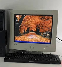 Vintage 2001 KDS VS-7i CRT Monitor Visual Sensations Retro Gaming 17" - Tested