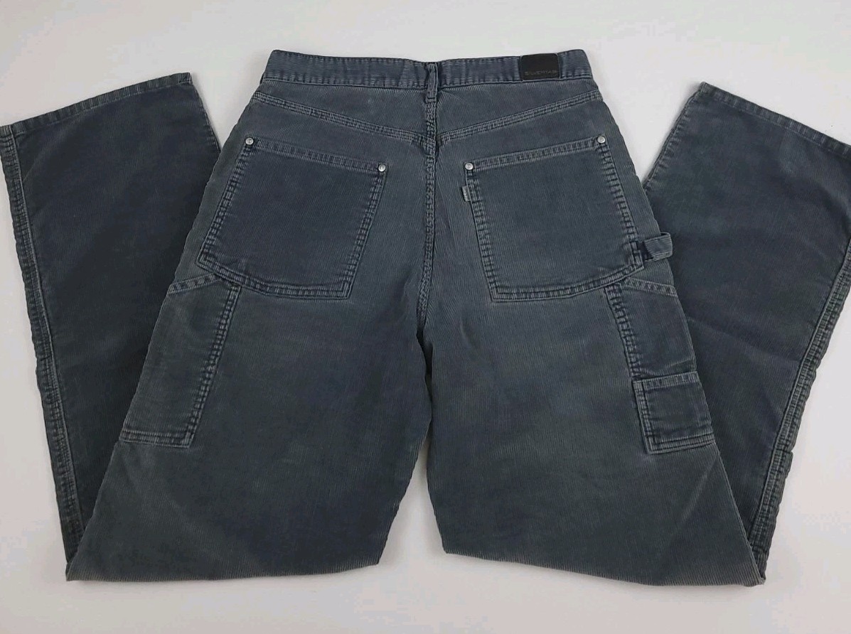 Vintage Levi's Silvertab Corduroy Carpenter Pants Baggy Rare