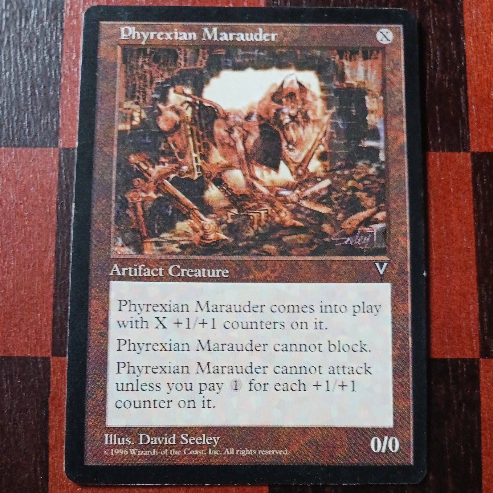 Mtg Phyrexian Marauder HP/MP Visions Rare Reserved List Magic Card