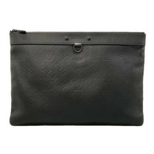 Used Louis Vuitton Pochette Discovery Clutch Bag Shadow Leather