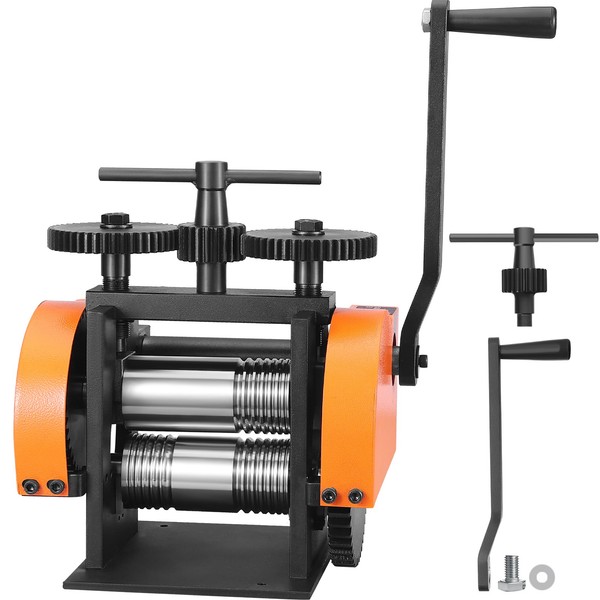 Uimoso 3-In-1 Schmuckwerkzeug 45 Mm Manuelle Walzmaschine FüR Metallbearbeitung-image