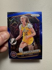 2025 Panini Prizm WNBA Cameron Brink Blue Velocity Prizm #87 Los Angeles Sparks