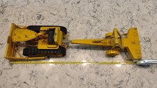 Vintage Reuhl Caterpillar D7 Bulldozer / Towed Scraper 50s Diecast treasure lot