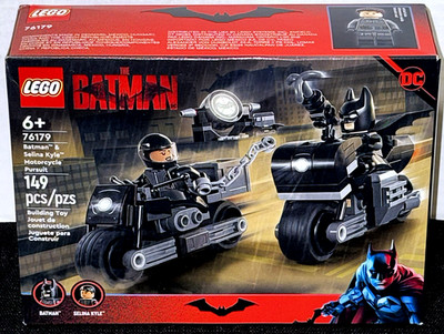 NEW SEALED LEGO! THE BATMAN 76179 - BATMAN & SELINA KYLE MOTORCYLE PURSUIT / DC
