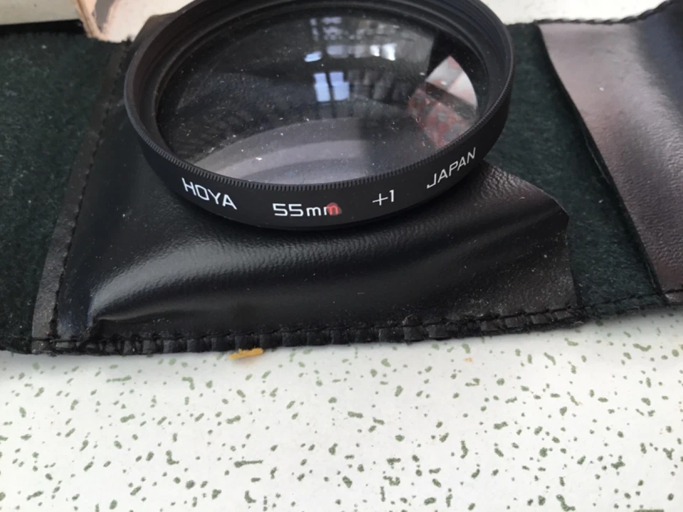Hoya 55mm Filter Close Up Set +1, +2, +4 and case/pouch /box good condition . - Image 4 of 4
