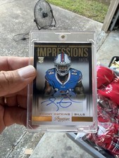 2014 Prestige Sammy Watkins First Impressions Rookie Auto /75 Card #FISW. rookie card picture