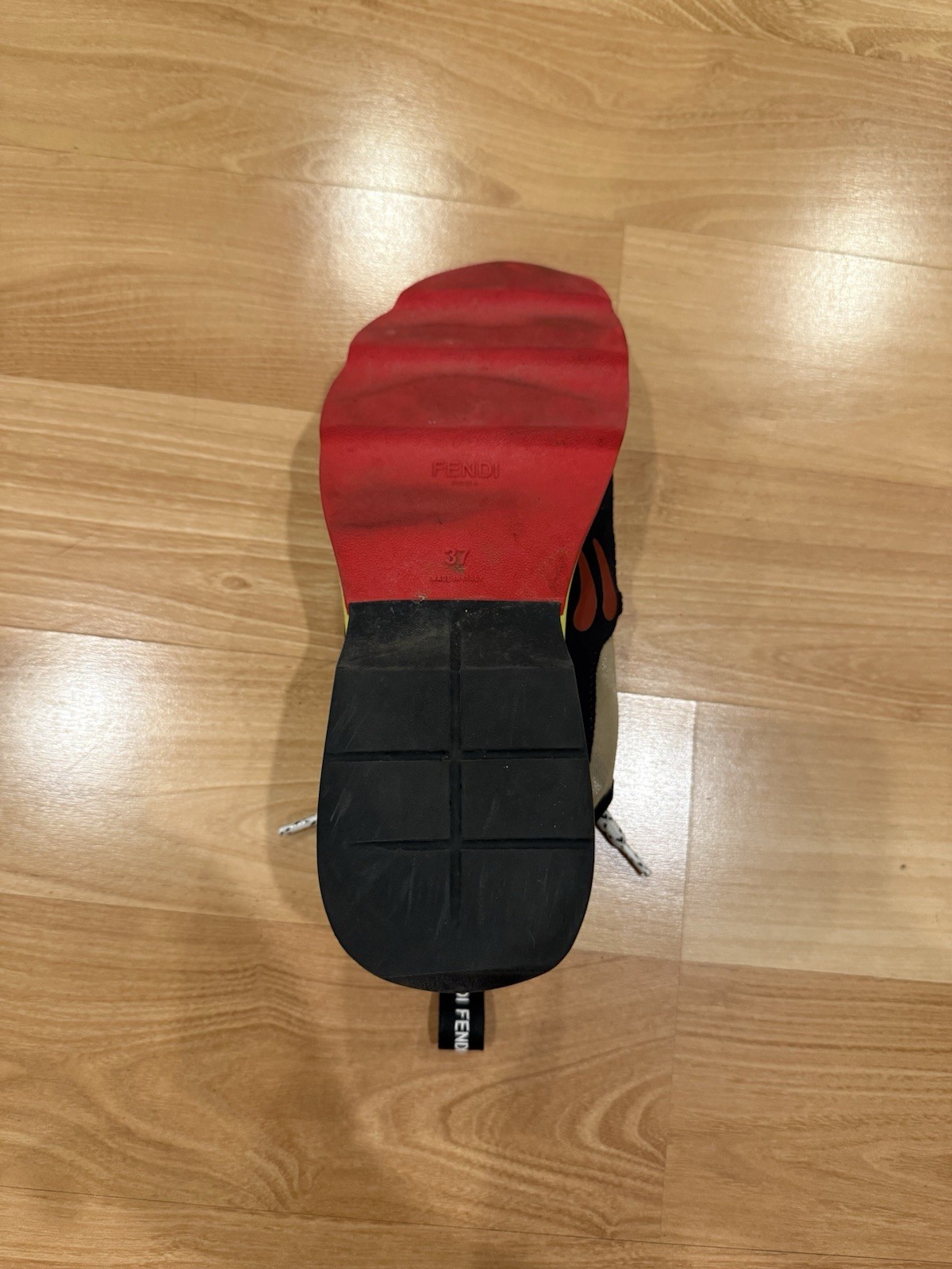 Fendi Freedom FF Patchwork Chunky Multi Color Sne… - image 11