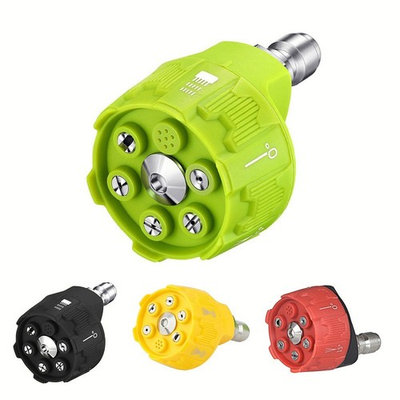 #ad High Pressure Washer Spray Nozzle 0 15 25 40 Degree Rotation Watering Rinse Soap $19.15
