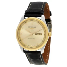 Longines Master Automatic Diamond Gold Dial Men's Watch L2.755.5.37.3