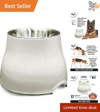 Elevated Dog Bowl Stainless Steel Large Food Water Bowl for Dogs