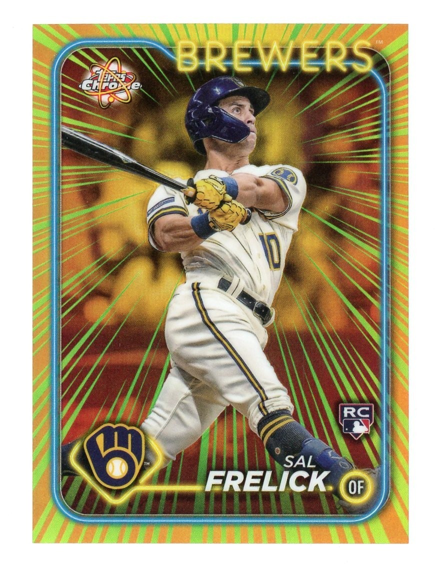 2024 Topps Chrome RC #RR-S Sal Frelick Brewers Case Hit Radiating Rookies SP