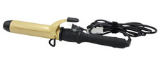 Bio Ionic Gold Pro 24K Gold Barrel Ceramic Curling Iron 1" Tested Working