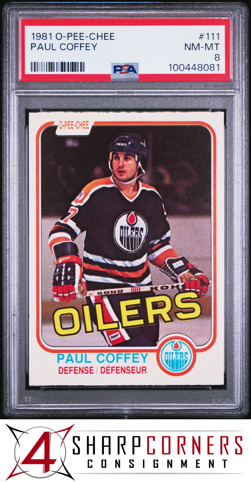 Paul Coffey trading card