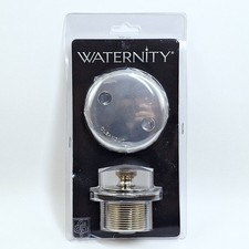 NEW Waternity 2 Hole Lift Turn Bath Waste Trim 1-1/2" Polished Nickel LTWT-NP