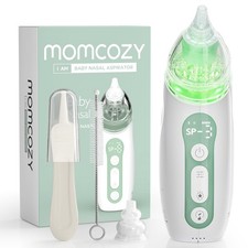 Momcozy Baby Nasal Aspirator, 3 Suction Levels Green