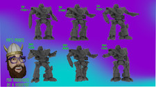 Tempest Alternate Mech Model For Battletech 6mm-10mm-15mm RLWS