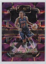 2024 Panini Select WNBA Concourse Purple Ice Prizm /149 Tamika Catchings HOF ng3