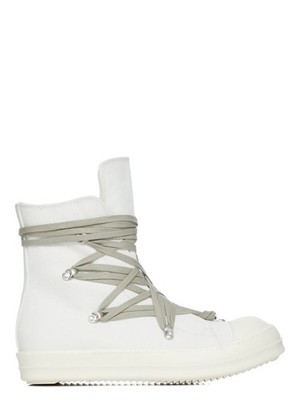 RICK OWENS DRKSHDW Temple $865 Megalace Cream/Milk Sneakers New & Authentic