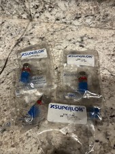 Superlok 3/8" Tube x 1/4" Npt Union Adapter Fitting  SMC-6-4N  5 Pack