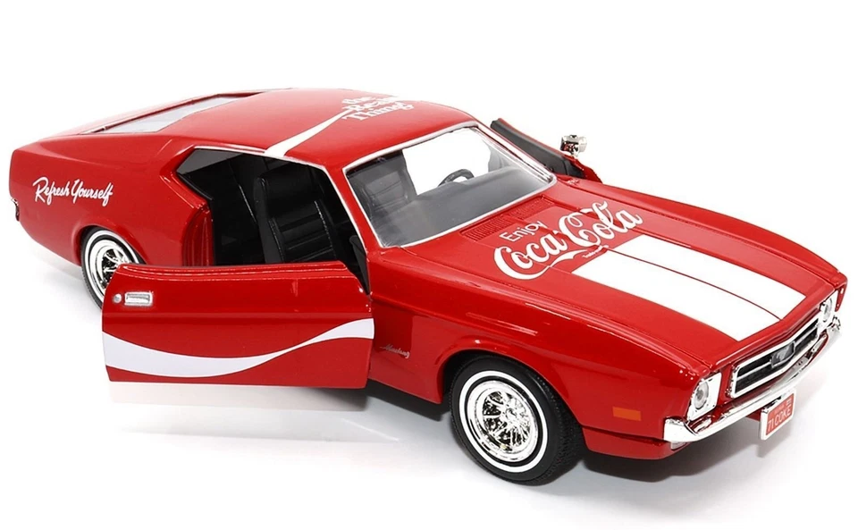 MOTOR CITY CLASSICS, FORD Mustang Sportsroof 1971 Coca-Cola, 1/24,  MCITY424071 - Immagine 3 di 4