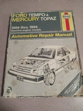 Haynes Auto Repair Manual Ford Tempo & Mercury Topaz 1984 thru 1994 36078 (1418)
