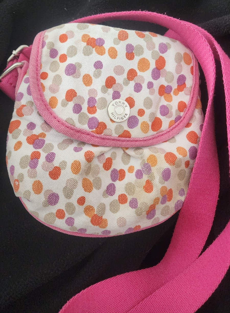 Tommy Hilfiger Multicolor Polka Dot Small Purse Preowned sold Out Everywhere