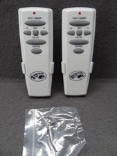 LOT (2) Hampton Bay CHQ7078T Replacement Ceiling Fan Remote Control Wall Bracket