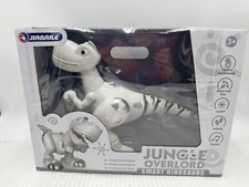 Jiabaile 908C White Silver Music  Dance Flexible Jungle Overlord Smart Dinosaur