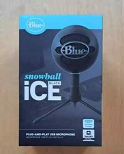 Image of Blue Snowball iCE USB Mic Black - For Gaming, Podcast, Discord, Skype - Unused