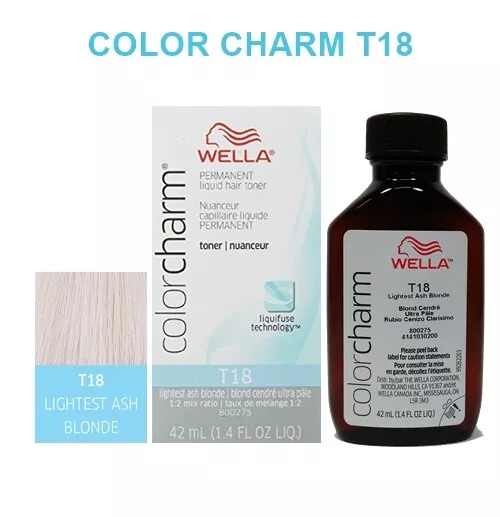 Wella color 2024 charm t18