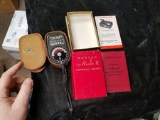 Vintage WESTON Master II Exposure Meter In Original Box With Manual