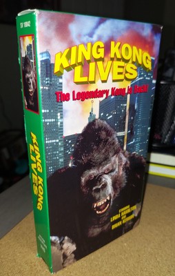 KING KONG LIVES vhs Linda Hamilton nude 1986 monster sequel Anchor Bay