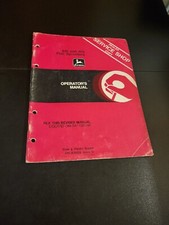 JOHN DEERE 445 & 465 FLAIL SPREADERS OWNERS OPERATORS GUIDE MANUAL BOOK 