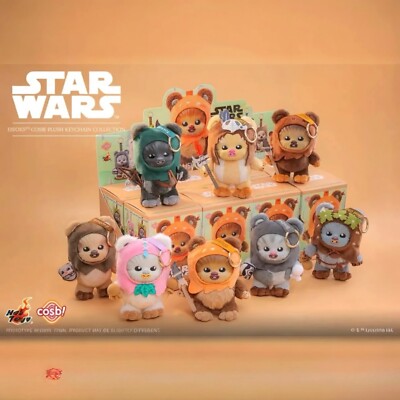 ［限定］Ewoks Star Wars Cosbi Plush Keychain Star Wars Ewok™ Cosbi Plush Keychain Collection】 Ee chee wa maa