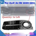 <!--F#f_0-->LH Chrome Honey Comb Fog Light Cover Grille Grills Fit For Audi A4 B8 2009-2012<!--F/-->