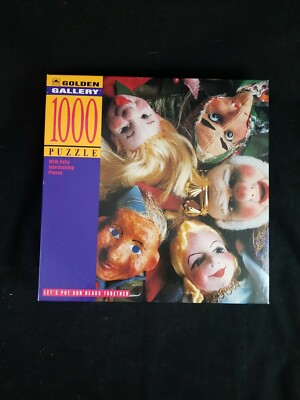Golden Gallery Jigsaw Puzzle 1000 Piece Let's Put Our Heads Together Made in USA